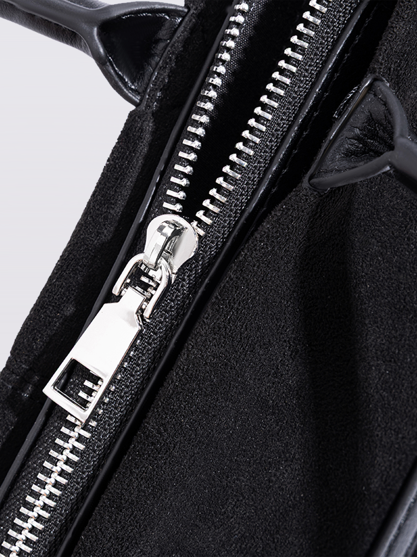 Suede Shopper with Adjustable Strap