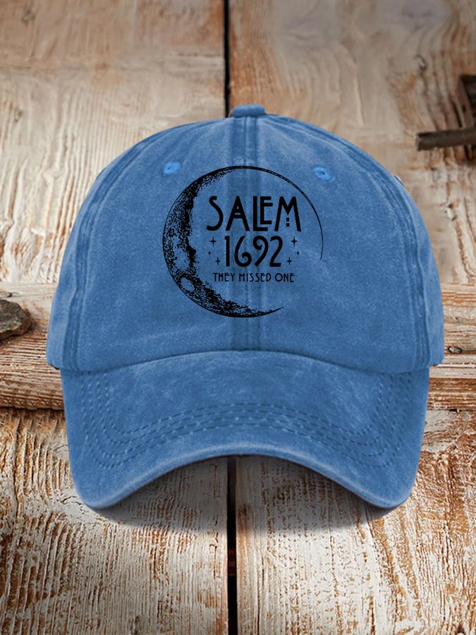 Halloween Salem 1692 They Missed One Print Hat
