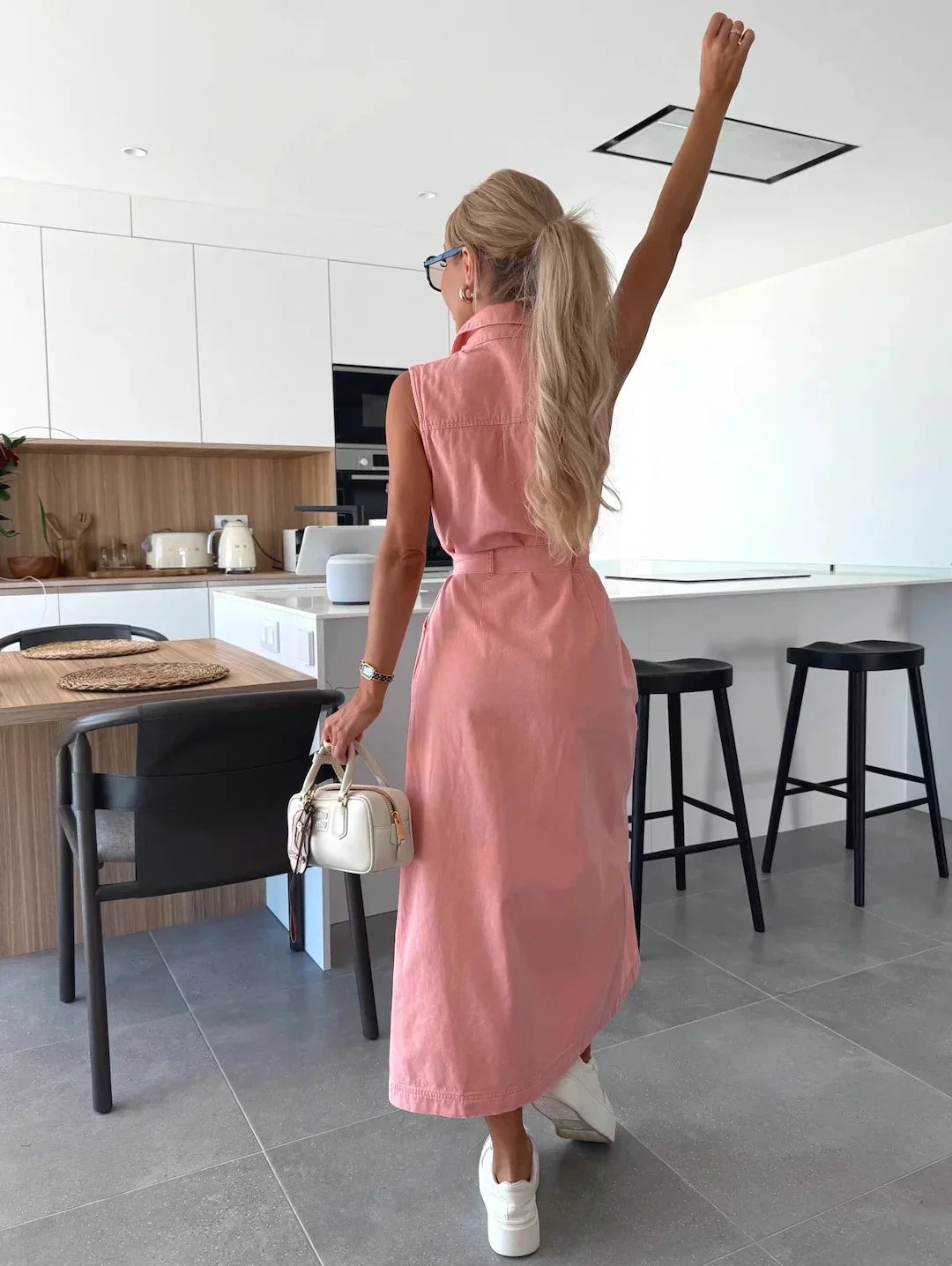 Louisa Maxi Denim Dress