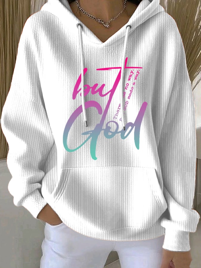 Women'S There Was No Way But God Made A Way Sweatshirts
