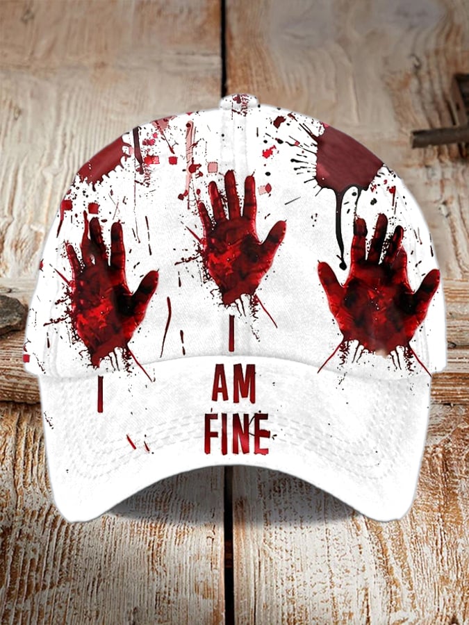 Unisex Bloody Printed Hat
