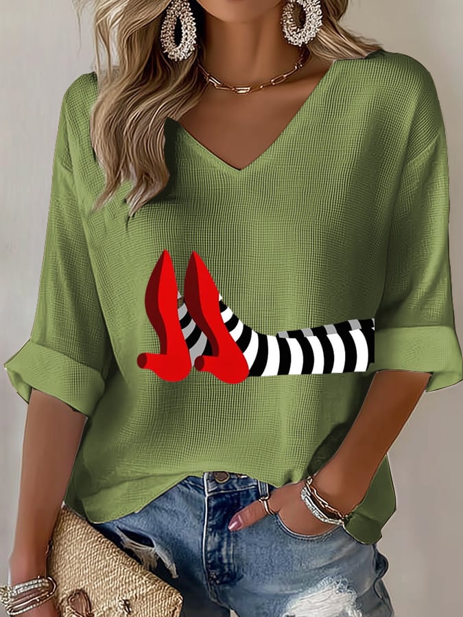 Women's Halloween Print T-Shirt