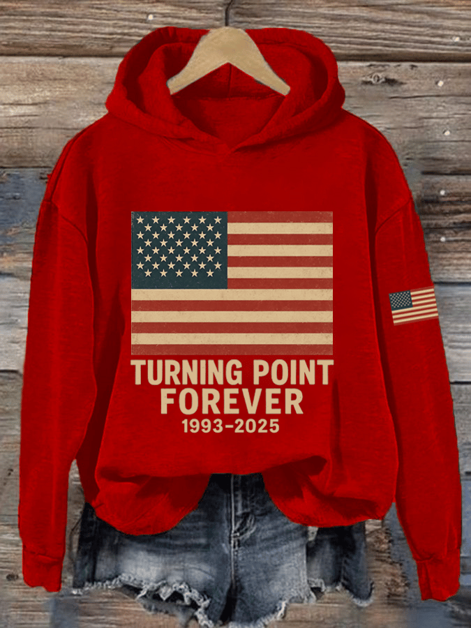 Women's Hot Print Hooded Sweatshirt