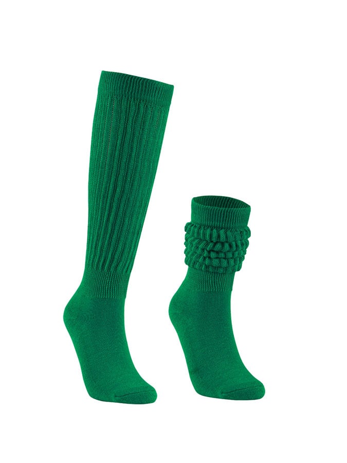 Solid Color Knitted Bubble Socks