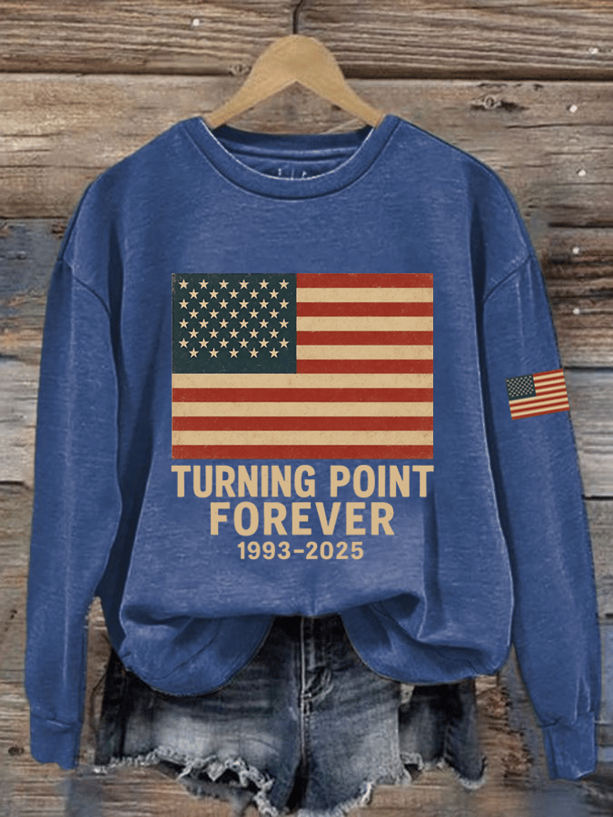 Women's Hot Events Printed Crew Neck Sweatshirt