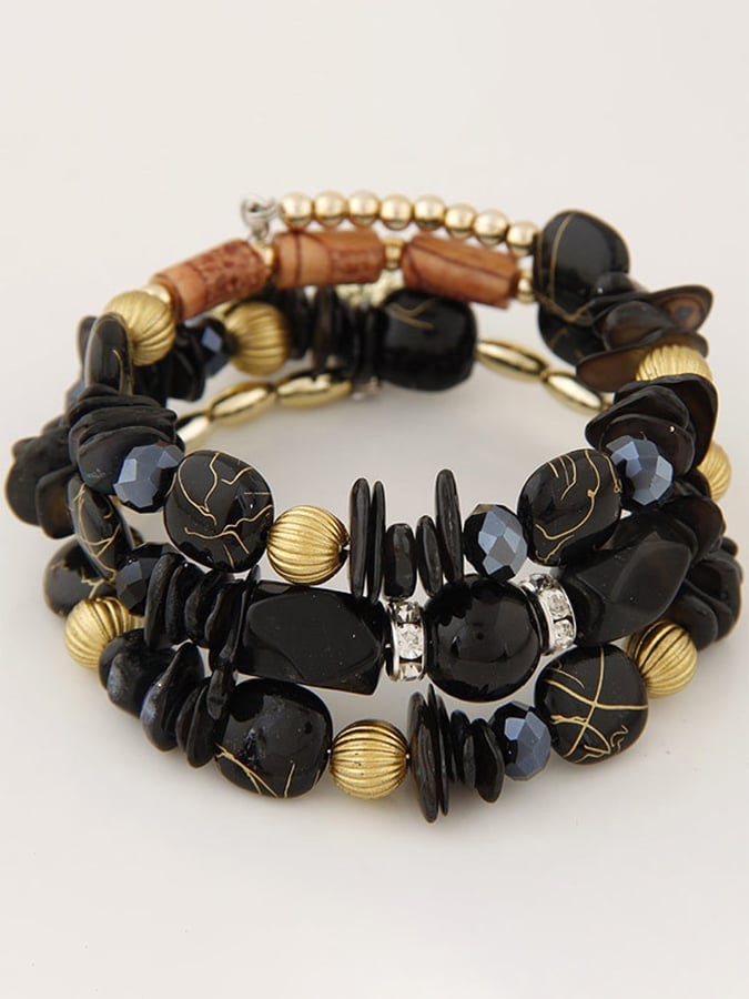 Women's Vintage Turquoise Beaded Multilayer Bracelet