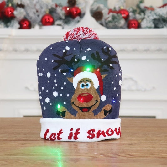 🎁2025 Early Christmas Sale - Christmas LED Light Knitted Beanies