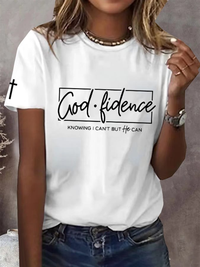 Women's Faith Printed Short Sleeve T-Shirt
