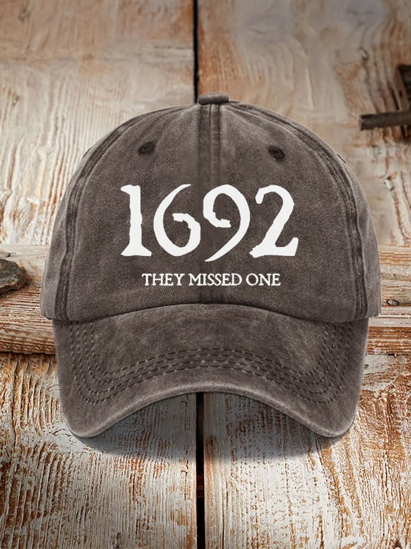 1692 They Missed One Salem Witch Sun Hat