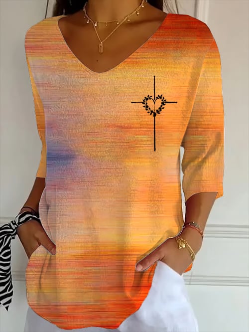 Women's Fall Faith Print Sweatshirt