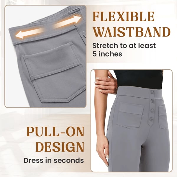 🔥Hot Sale 8000+💷Fan Favorite🔥Women's Casual High Waist Stretch Trousers