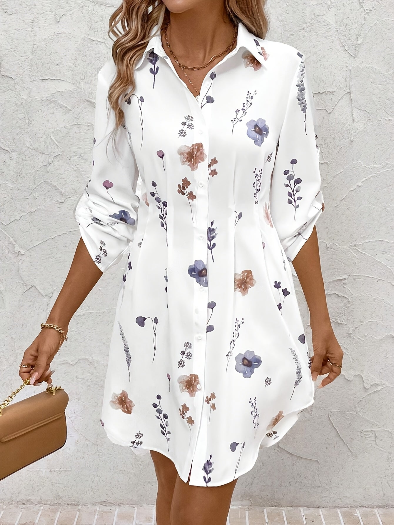 Mayke Elegant Floral Dress