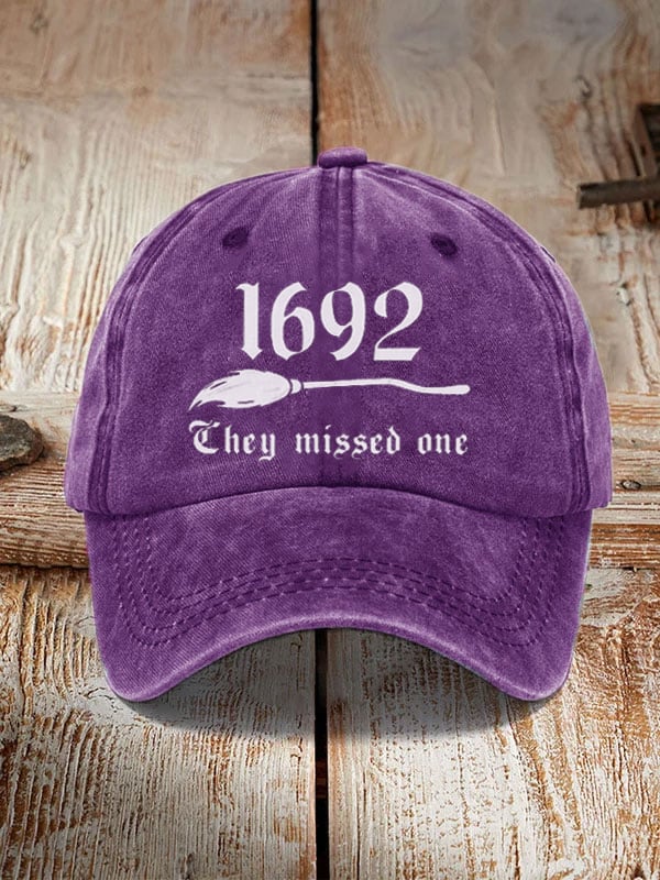 1692 They Missed One Salem Witch Sun Hat
