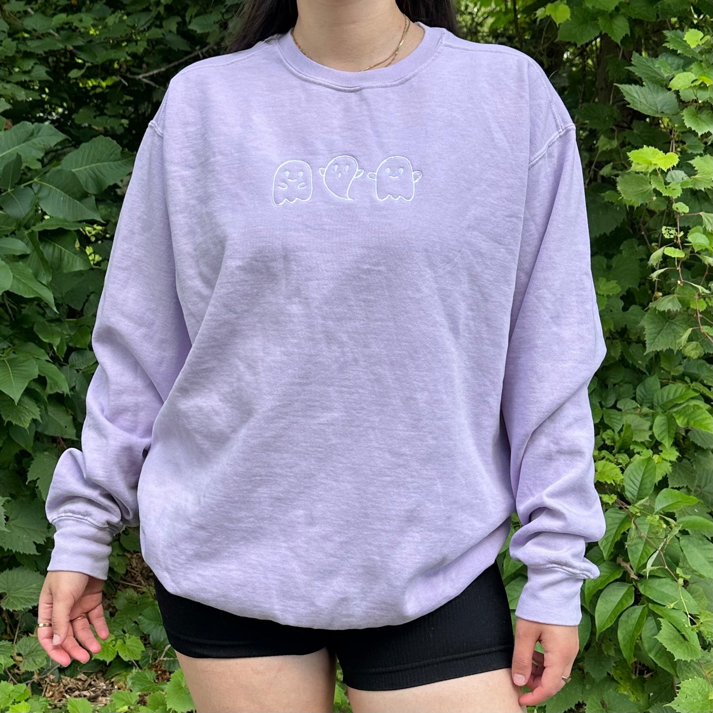 Embroidered Ghosts Crewneck