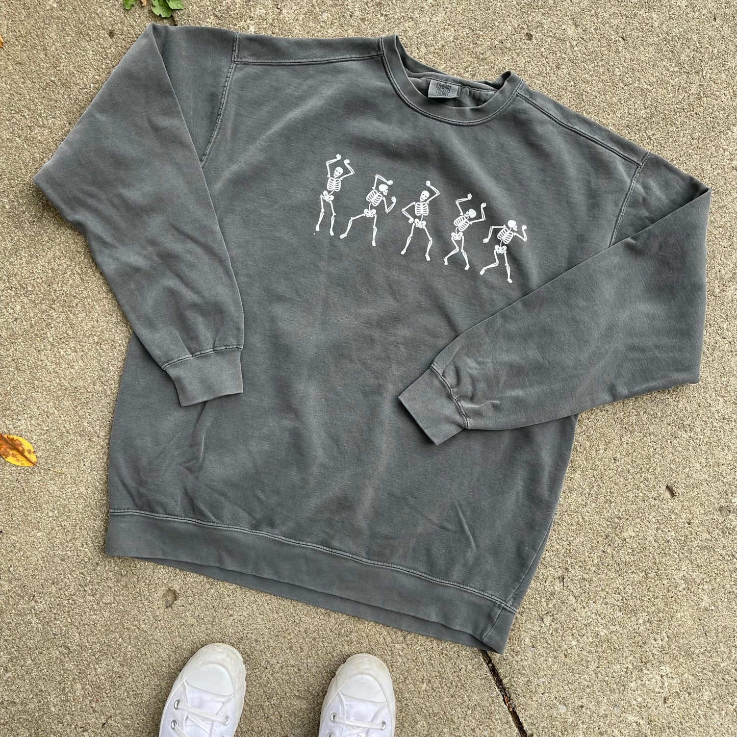 Dancing Skeletons Crewneck (Pepper)