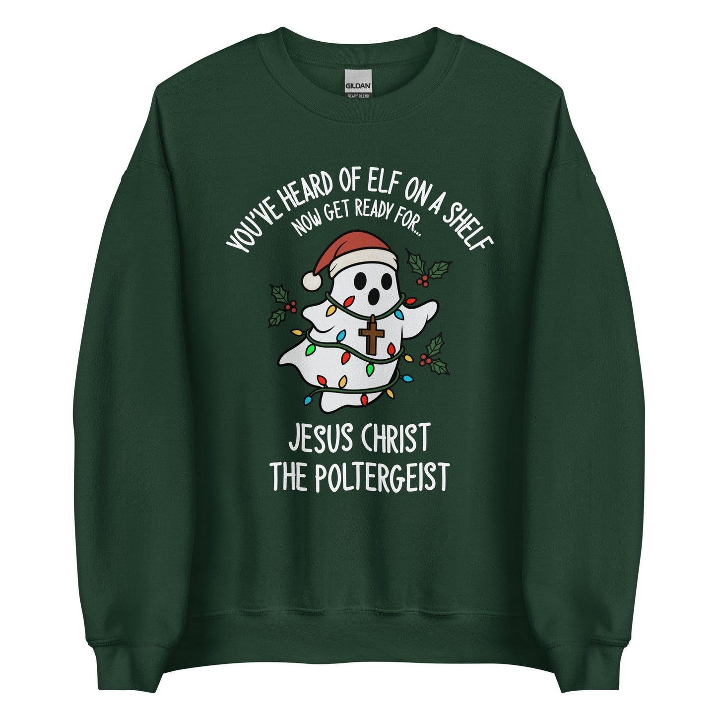 Jesus Christ The Poltergeist Crewneck