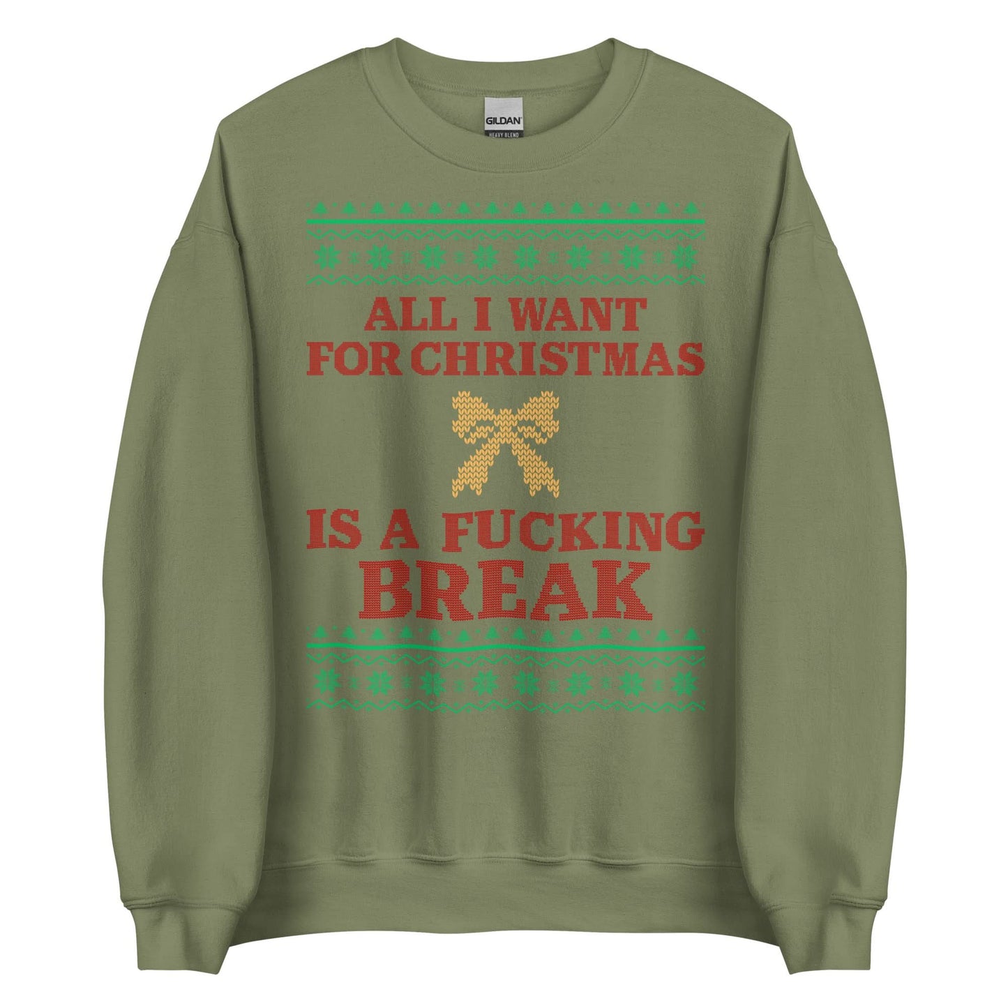 Give Me A Break For Christmas Crewneck