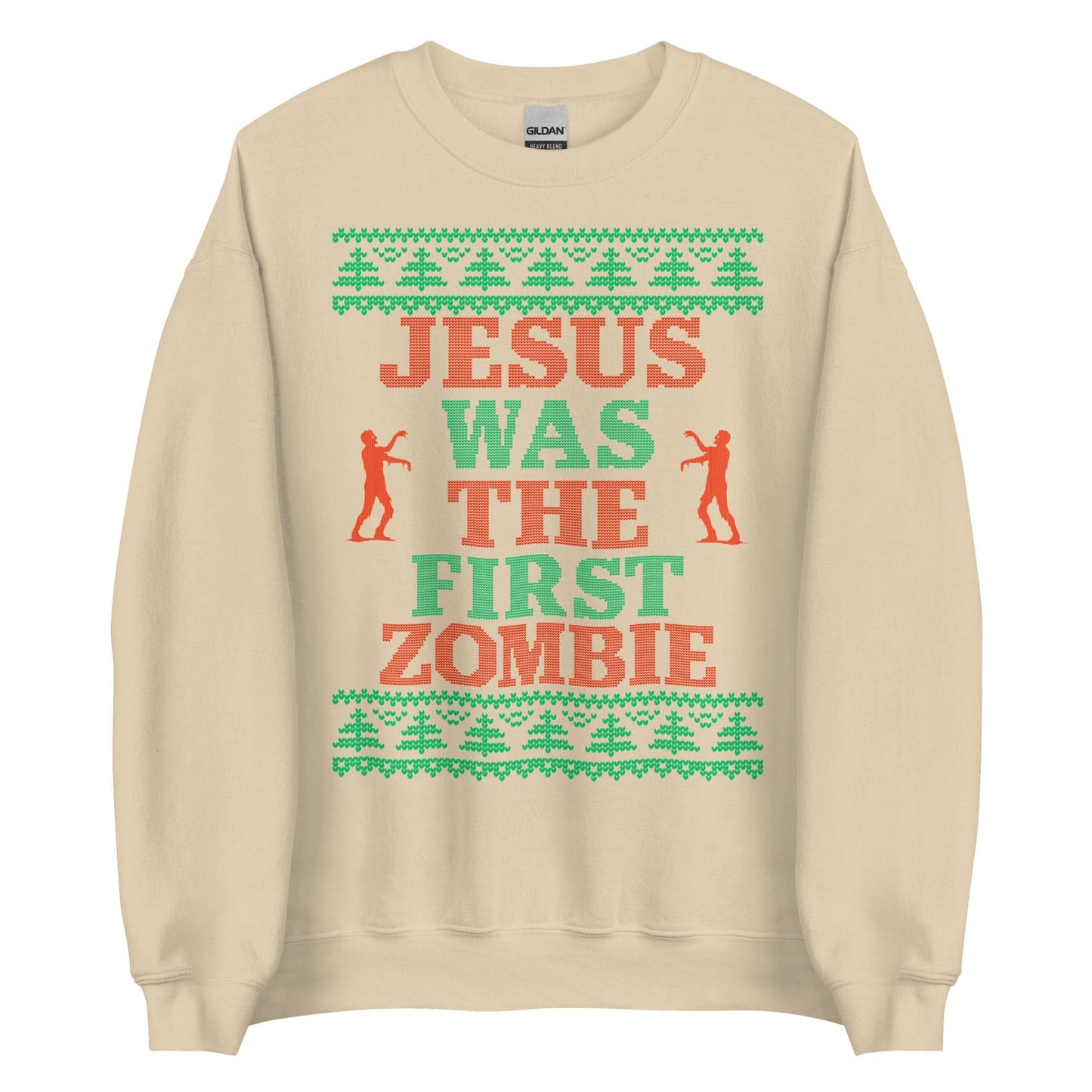 Jesus Was The First Zombie Crewneck