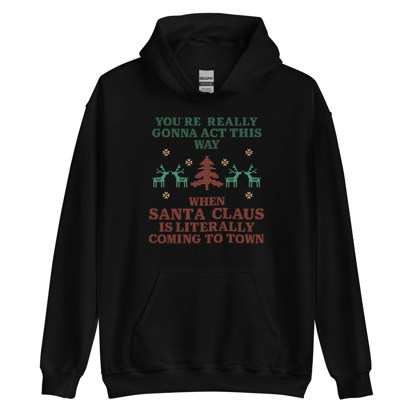 Santa Claus Is Coming To Town Hoodie