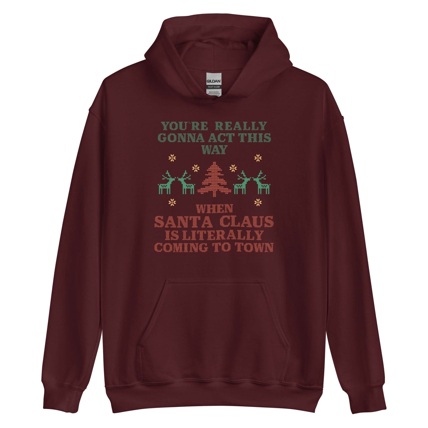 Santa Claus Is Coming To Town Hoodie