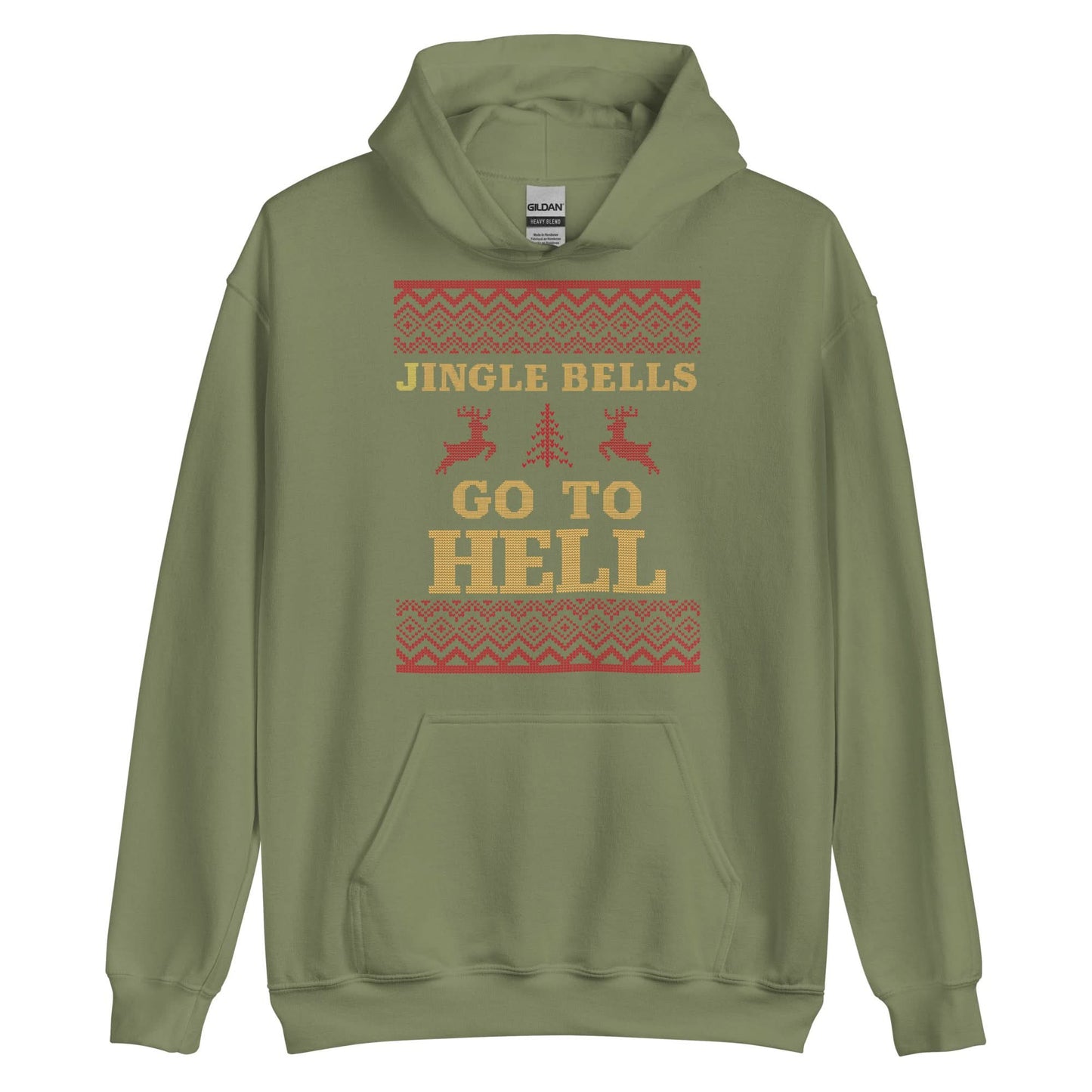 Jingle Bells Go To Hell Hoodie