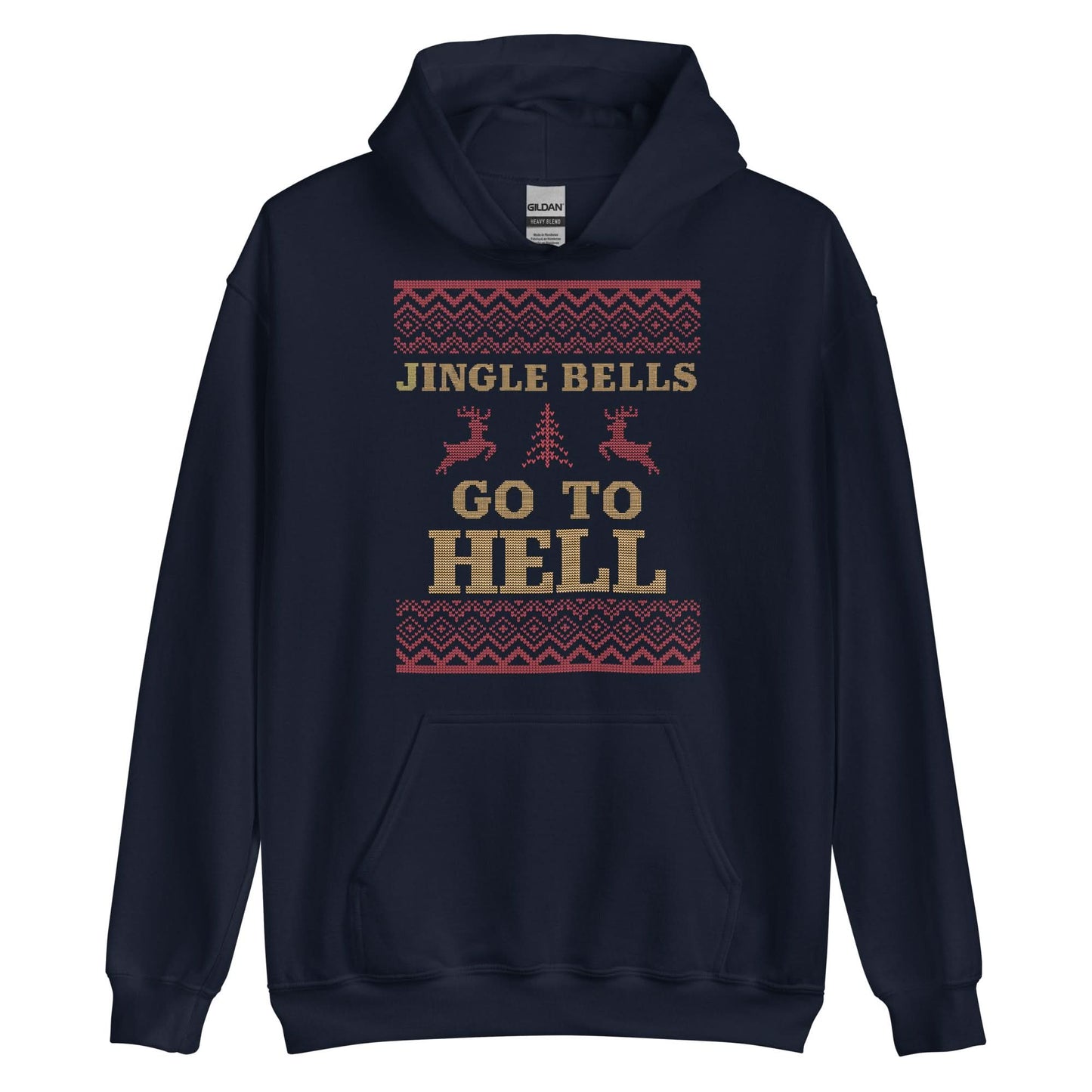 Jingle Bells Go To Hell Hoodie