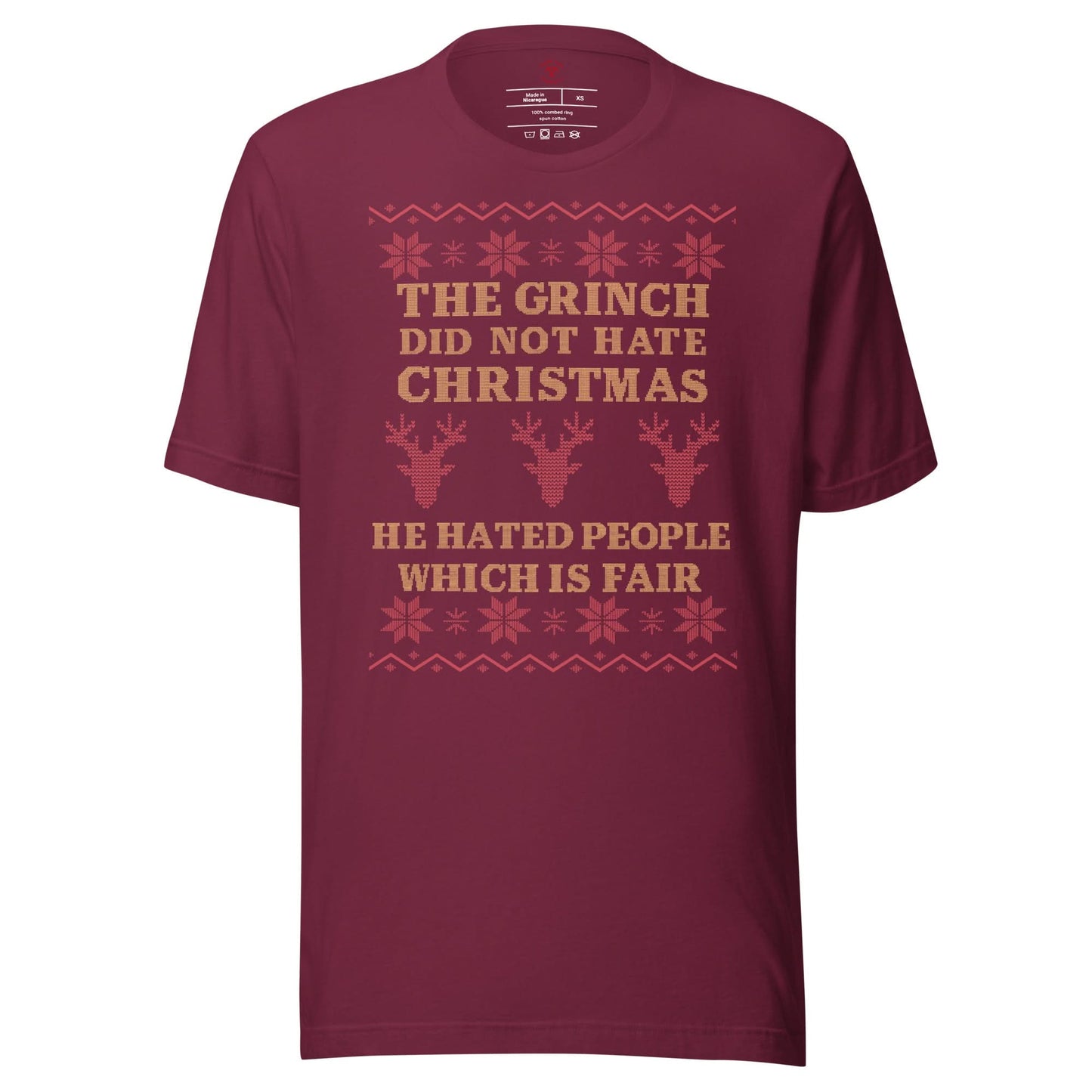 The Grinch Did Not Hate Christmas T-Shirt